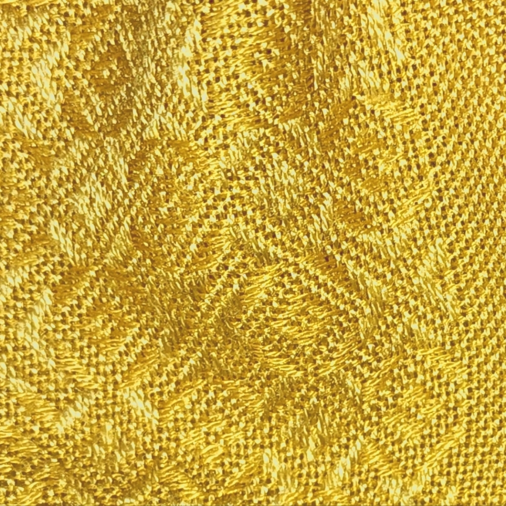 Luxury Table Linen Golden tablecloth 78x60 hand sewn - Picture 5 of 14